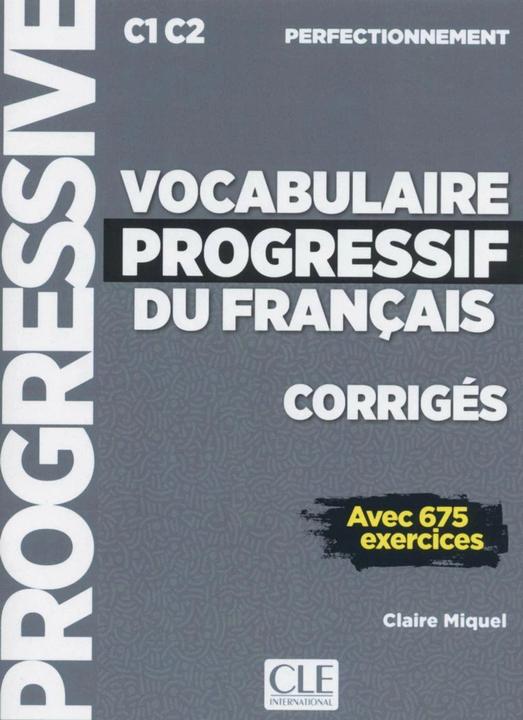 Produktbild Vocabulaire progressif du français. Corrigés (Deutsch, Französisch, 2019)