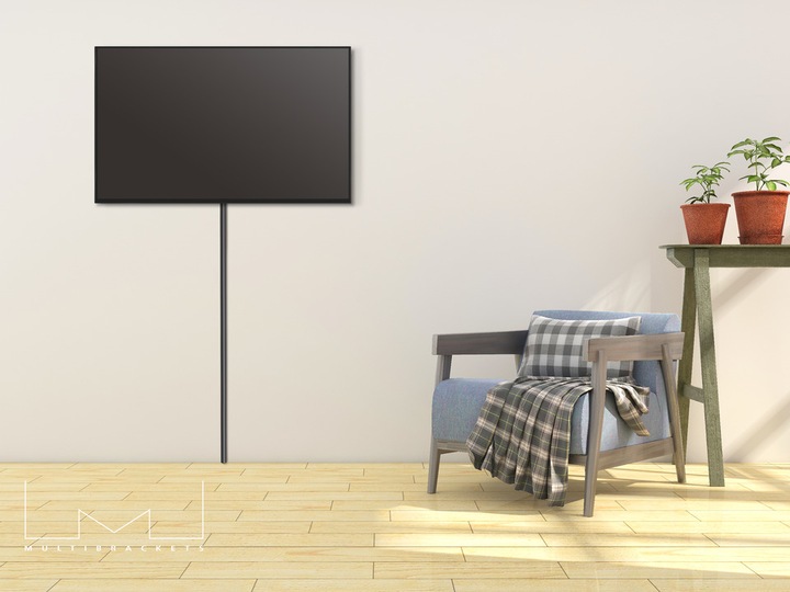 Produktbild Multibrackets Kabelkanal 50x1600, Aluminium, schwarz (Kabelkanal, 160 cm)