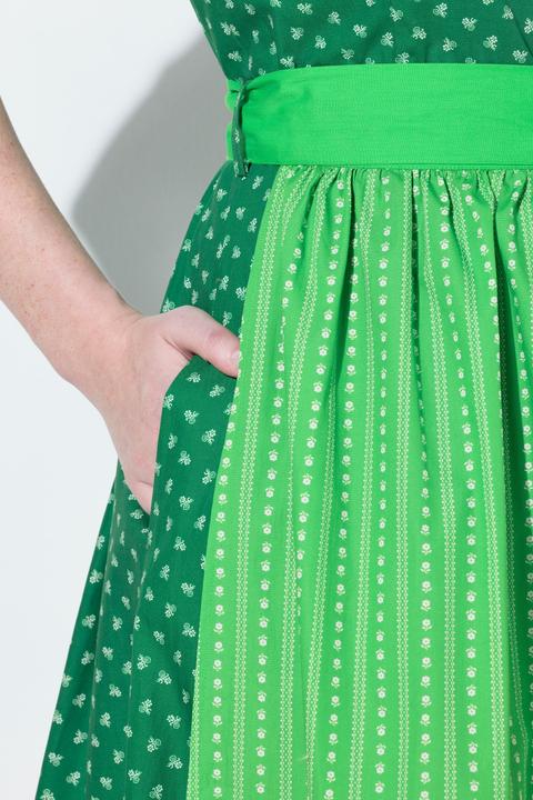 Produktbild Ulla Popken Dirndl, Stehkragen, Schmuckknöpfe, ärmellos (48)