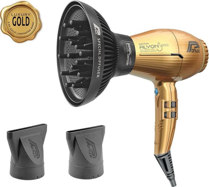 Actual product image Parlux Hairdryer Alyon Ionic, gold with Magic Sense (2250 W)