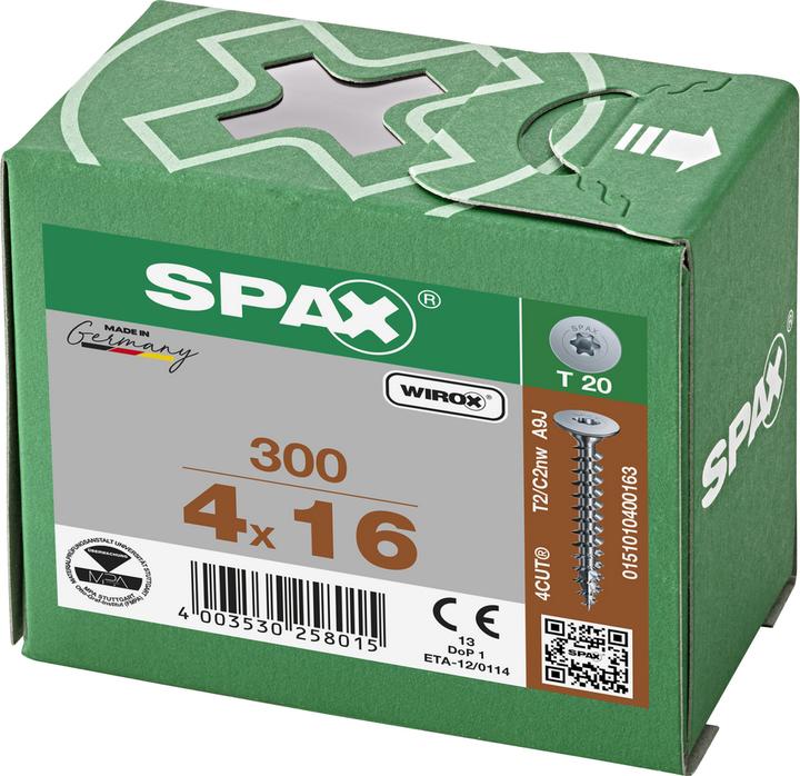 Produktbild Spax Rückwandschrauben (300 Schrauben pro Stück)