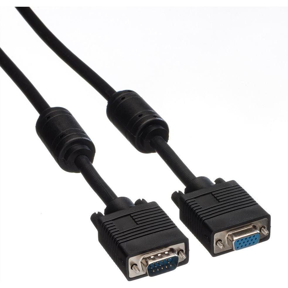 Roline VGA — VGA (30 m), Cavo video, Nero