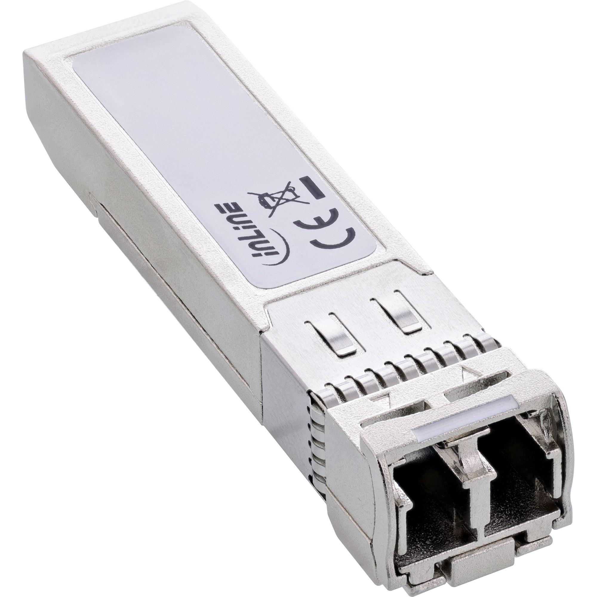 InLine SFP+ Modul LWL 1550nm Singlemode mit LC Buchsen, Ricetrasmettitore