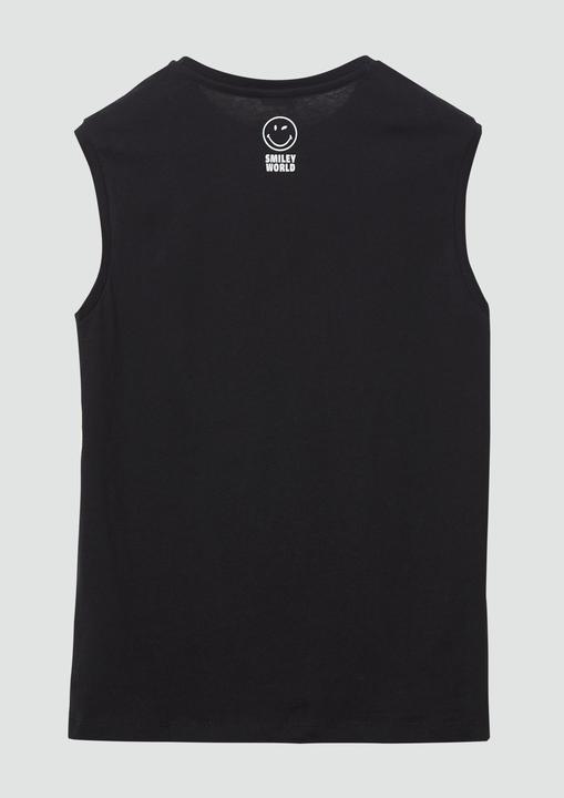 Produktbild S.Oliver T-Shirt Ärmlloses Shirt mit Smiley®-Print (170, 176)