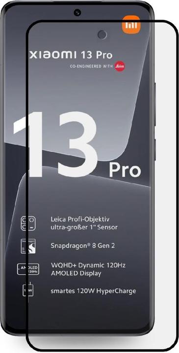 Produktbild Protectorking 2x Ceramic-Glass Full Cover HD Klar (2 Stück, Xiaomi 13 Lite)
