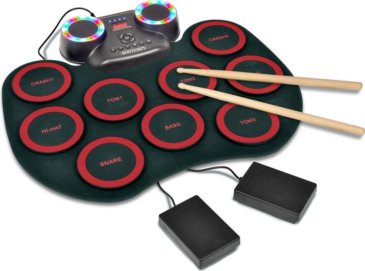 Image du produit Bontempi Elektronisches Schlagzeug flexibel (Multilingue)