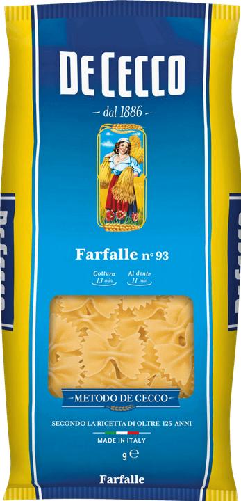 Image du produit De Cecco Farfalle Nr. 93 (500 g)
