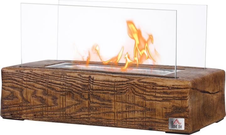 Homcom Ethanol fireplace (33 x 16 x 18 cm)