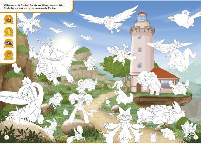 Immagine prodotto Panini Pokémon: il mio grande libro da colorare - Benvenuti su Paldea!