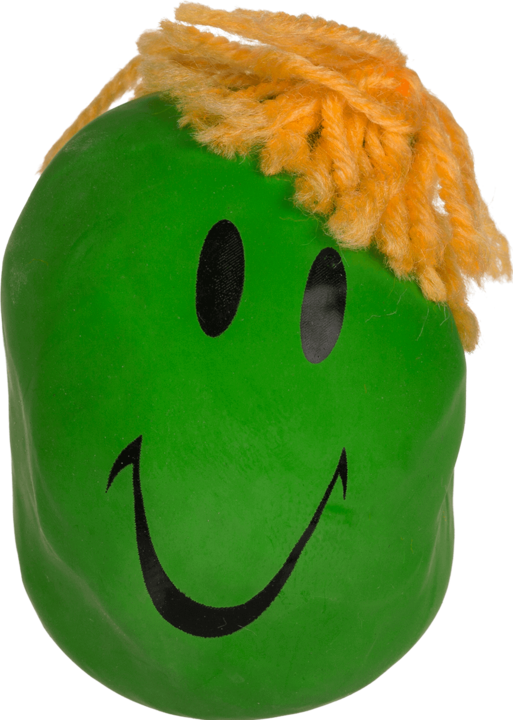 Out of the blue Anti-stress ball Funny Face green