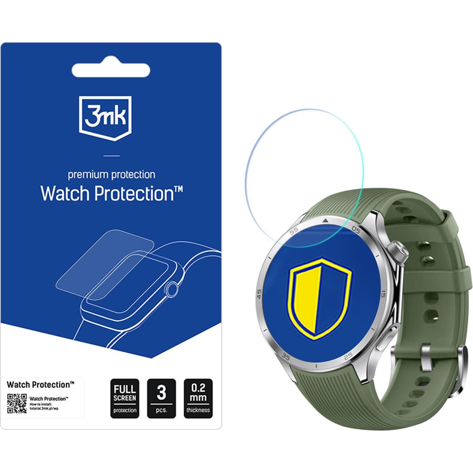 3MK Hybrid Glass Watch Protection FlexibleGlass for OnePlus Watch 3, Accessori per smartwatch