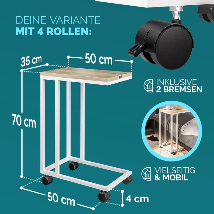 Image du produit Casaria Table d'appoint