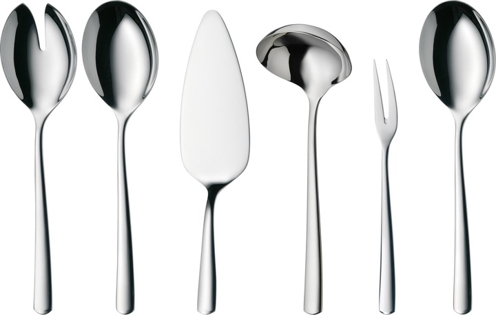 Produktbild WMF Essbesteck Besteckset 12 Personen Boston 66tlg Monobloc Edelstahl 18/10 poliert (66 Stück, Besteck Set)