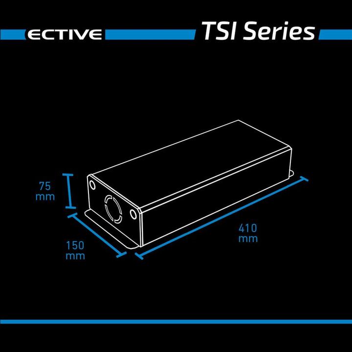 Actual product image Ective TSI104 Sine Wave Inverter 1000W/24V Sine Wave Inverter with NVS