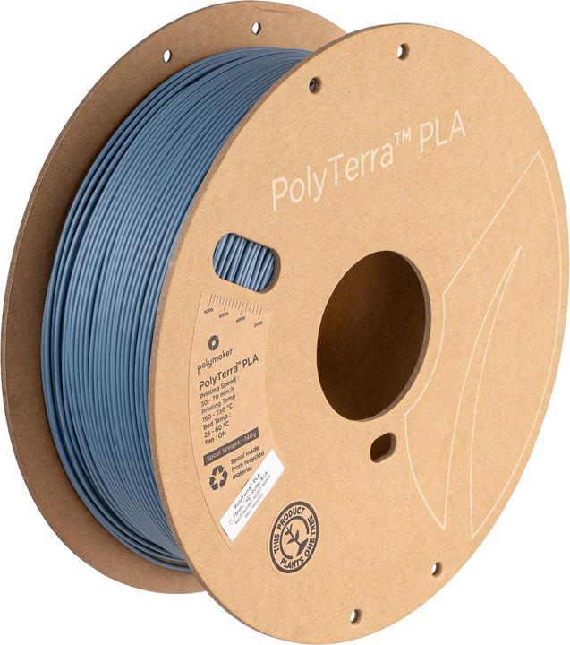 Actual product image Polymaker PolyTerra PLA + (PLA+, 1.75 mm, 1000 g, Violet)