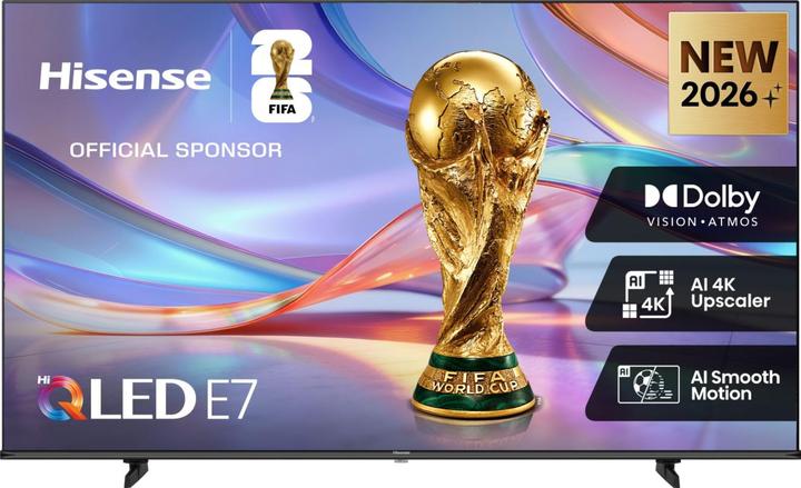 Immagine prodotto Hisense 58E7S (58", QLED, 4K, 2026, DE)