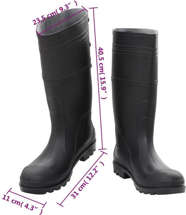 Actual product image vidaXL Gummistiefel (45)