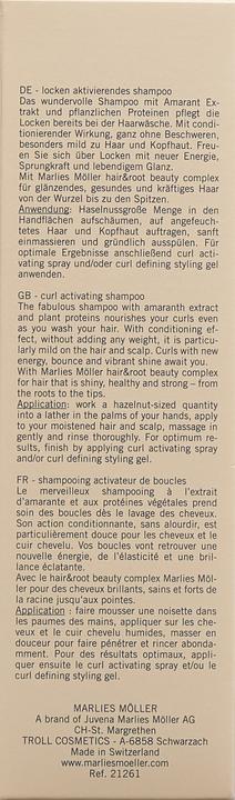 Produktbild Marlies Möller Curl Activatin Shampoo (200 ml, Flüssiges Shampoo)