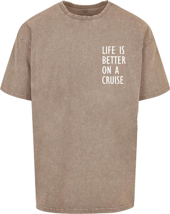 Produktbild Merchcode Life Is Better Acid Washed Heavy Oversized Tee - 113655 (3XL)