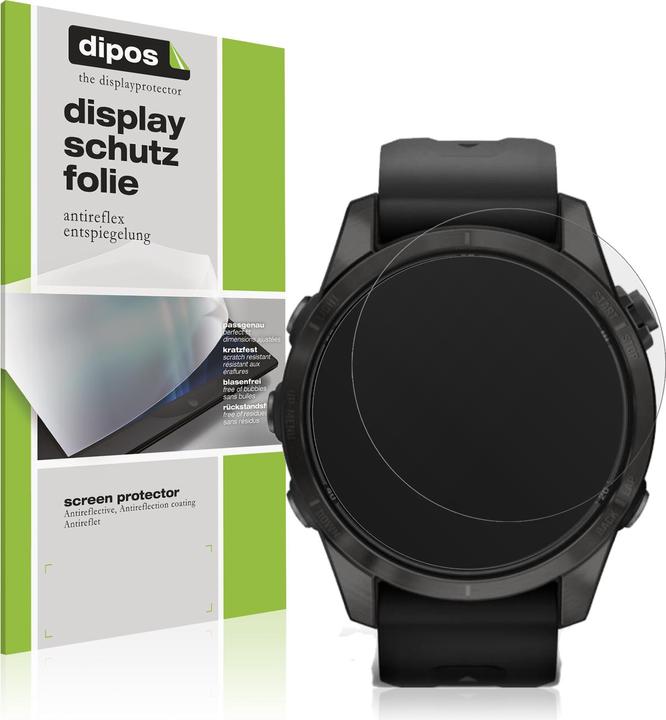 Actual product image Dipos Screen Protector Anti-Glare for Garmin Fenix 7s Pro 51mm