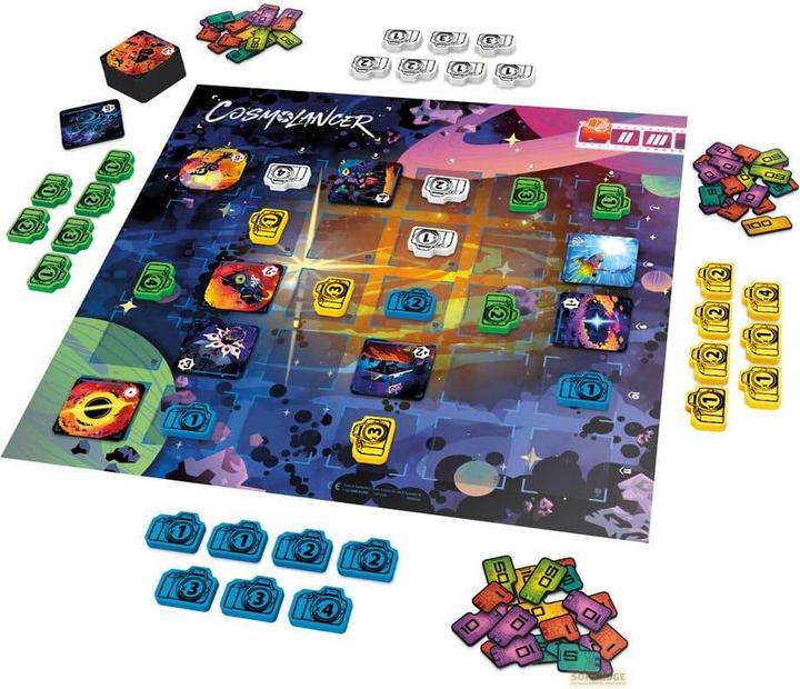 Actual product image Avalon Hill Cosmolancer strategisches Brettspiel von Reiner Knizia (English, French, German, Italian, Spanish, 2 - 4 Players)