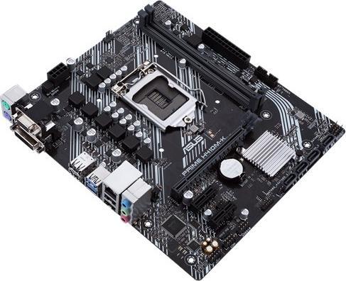 Actual product image ASUS PRIME H410M-K, Intel H410 motherboard - socket 1200 (LGA 1200, Intel H410, mATX)
