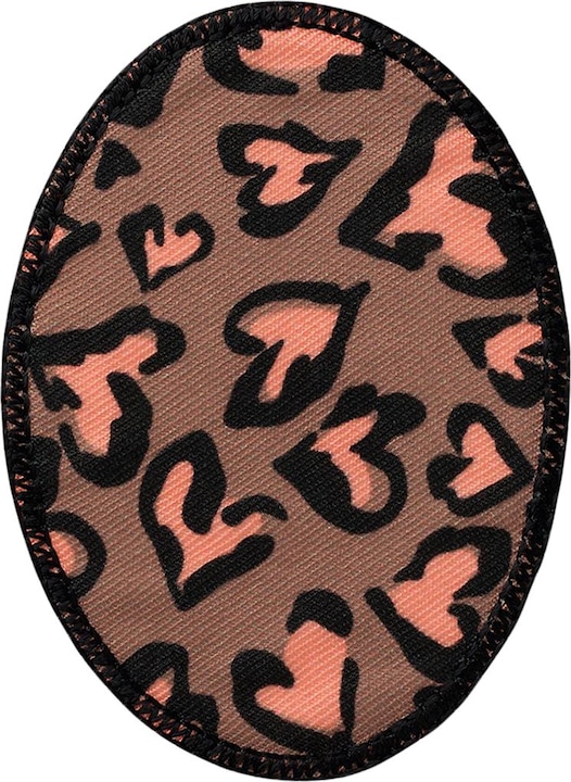 Actual product image Mono Quick Aufbügel-Flicken Herzen braun 6,4x8,8 cm 2 Stück (1 x)