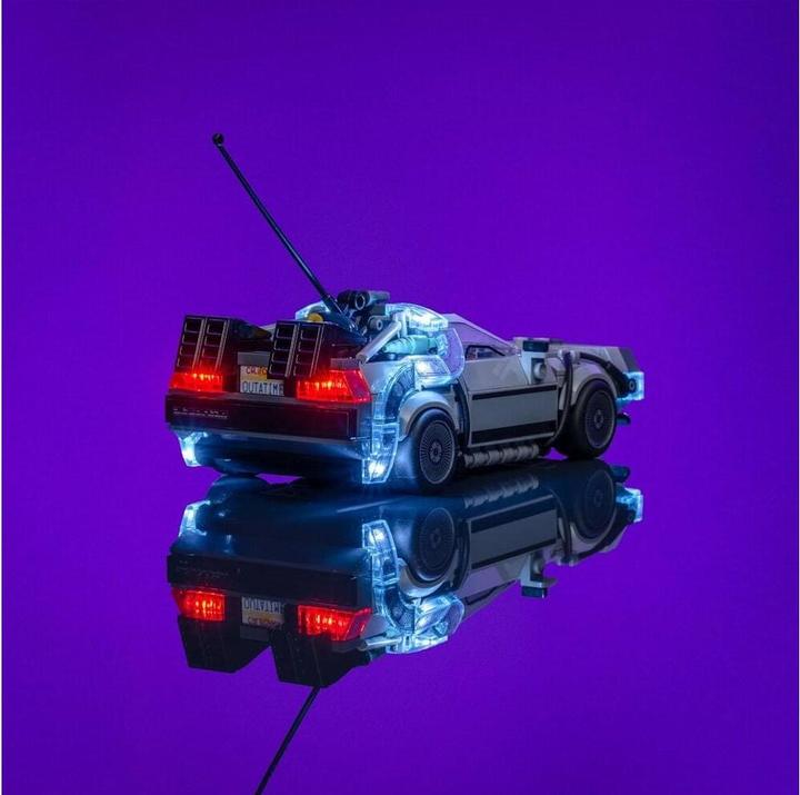Actual product image Light my bricks LMB 2.0 LEGO® 77256# Time Machine From Back to the Future Light Kit