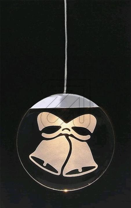 Produktbild Krinner Deco Highlights 10cm Acryltaler Motiv Glocken