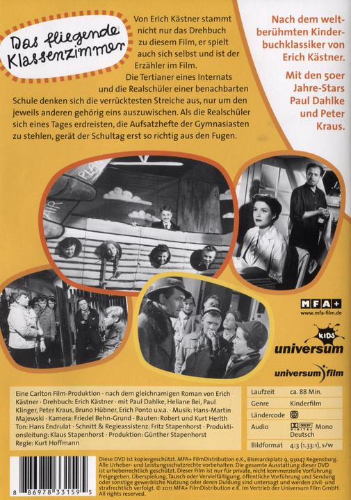 Actual product image Erich Kästner: The Flying Classroom (DVD, 1954, German)