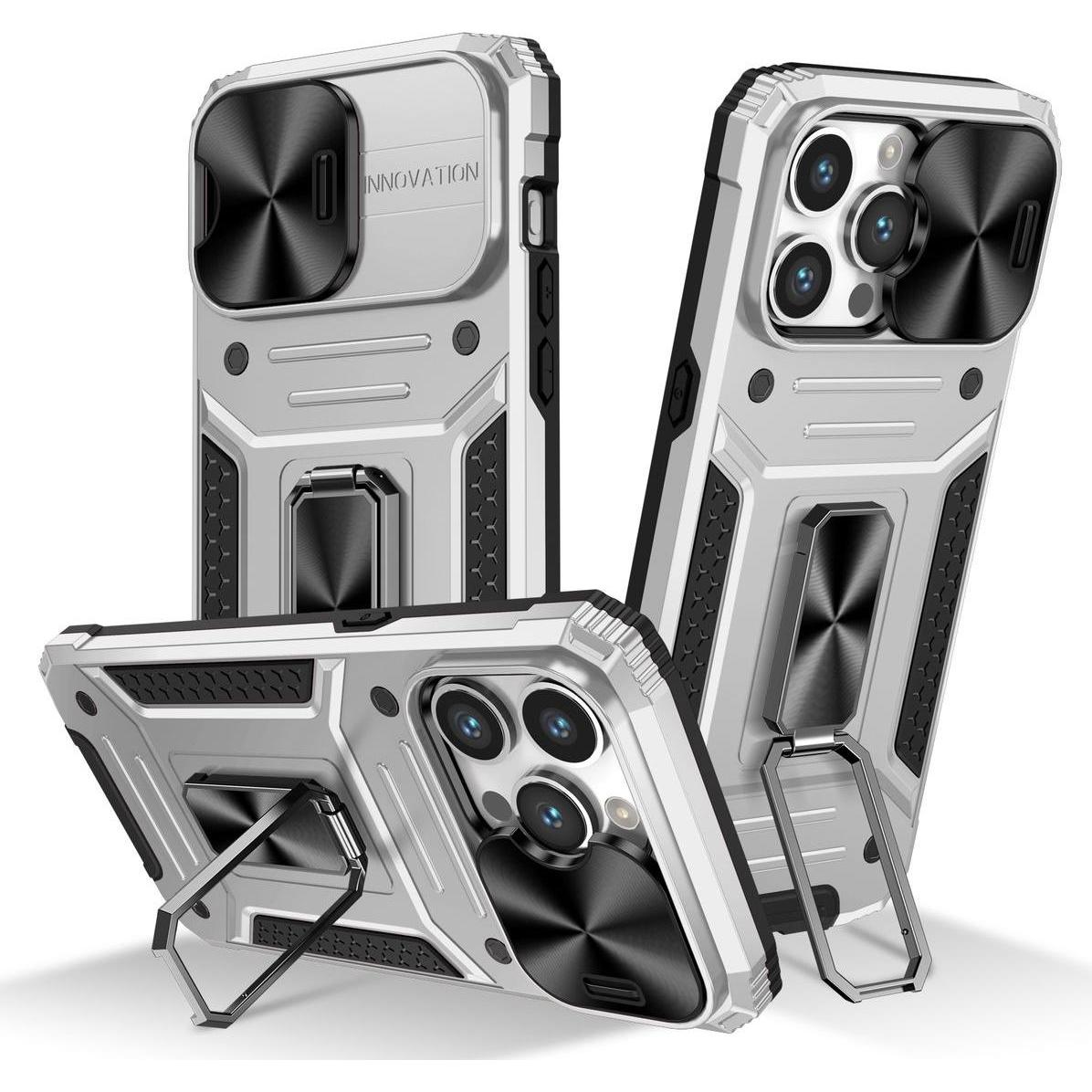 König Design Hülle für Apple iPhone 15 Pro Schutz Handy Case Cover Kamera Tasche Etuis Bumper (Apple iPhone 15 Pro), Sma...