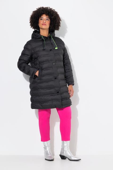 Produktbild Angel of Style Steppmantel, Straight Fit, Kapuze, Neon-Bänder (44)