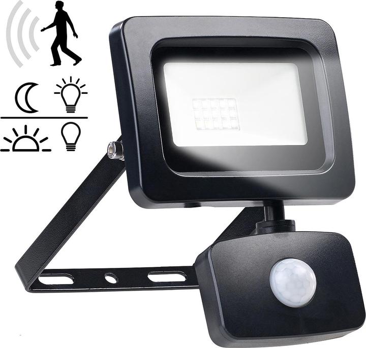 Immagine prodotto Luminea Mini proiettore LED con sensore di movimento PIR (800 lm, IP44)