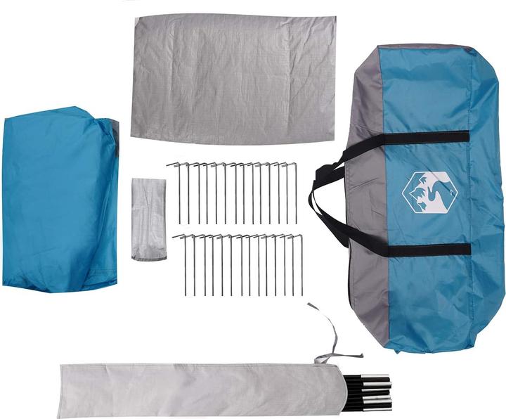 Produktbild vidaXL Campingzelt (Tunnelzelt, 18.70 kg)