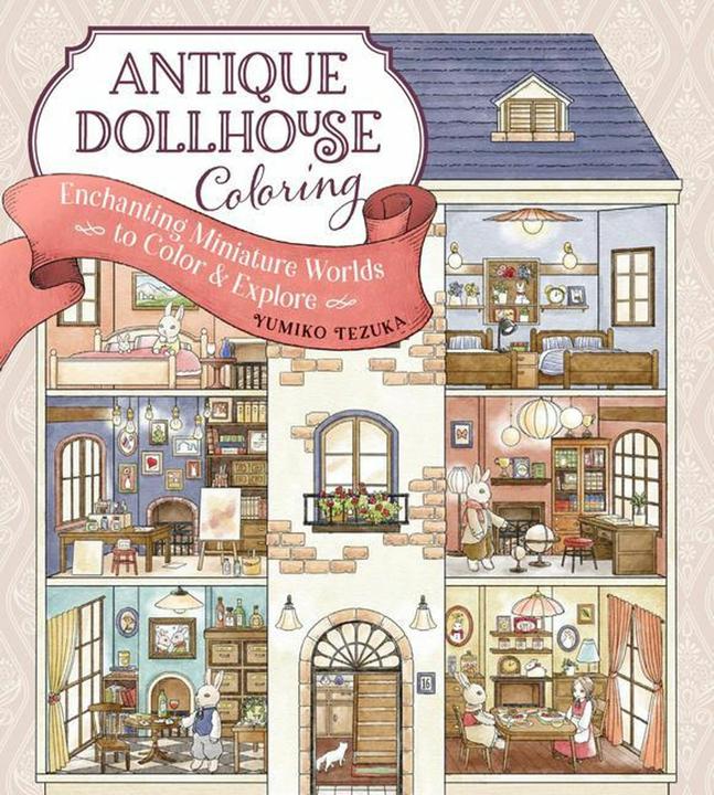 Immagine prodotto Antique Dollhouse Coloring (Inglese, Yumiko Tezuka, 2024)