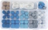 Produktbild Rayher Silikonperlen Box, hellblau
