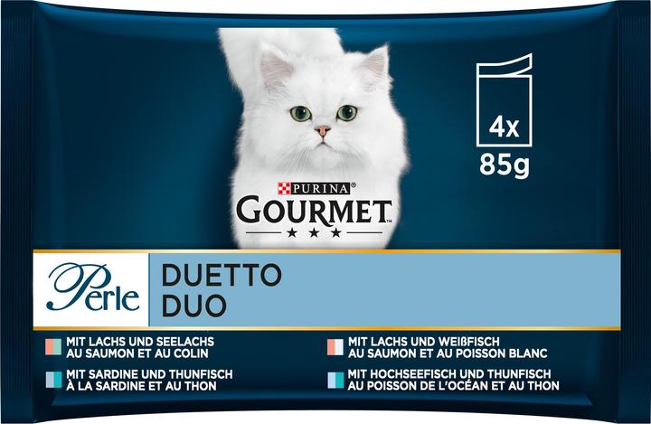 Produktbild Gourmet Perle Duetto di Mare (Adult, 4 Stk., 85 g)