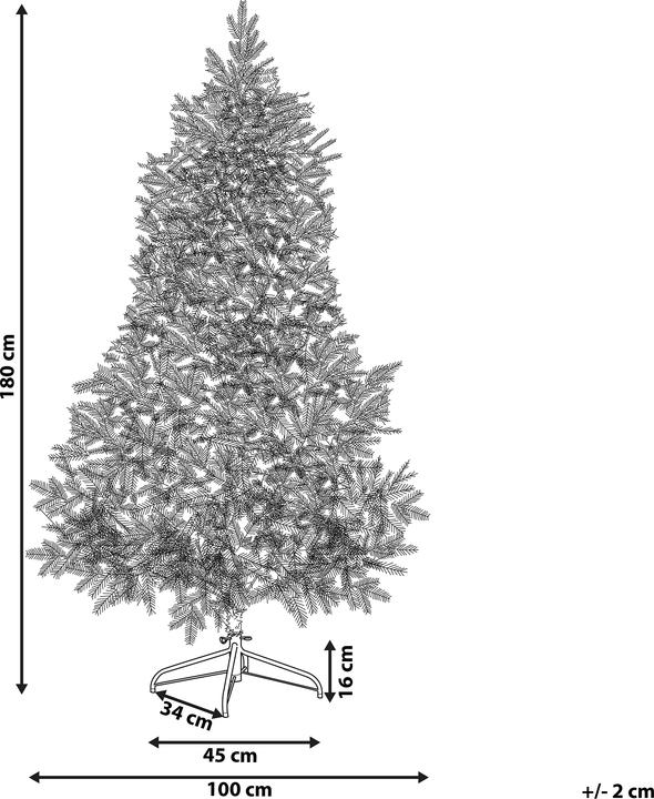Produktbild Beliani Weihnachtsbaum Tatlow (180 cm)