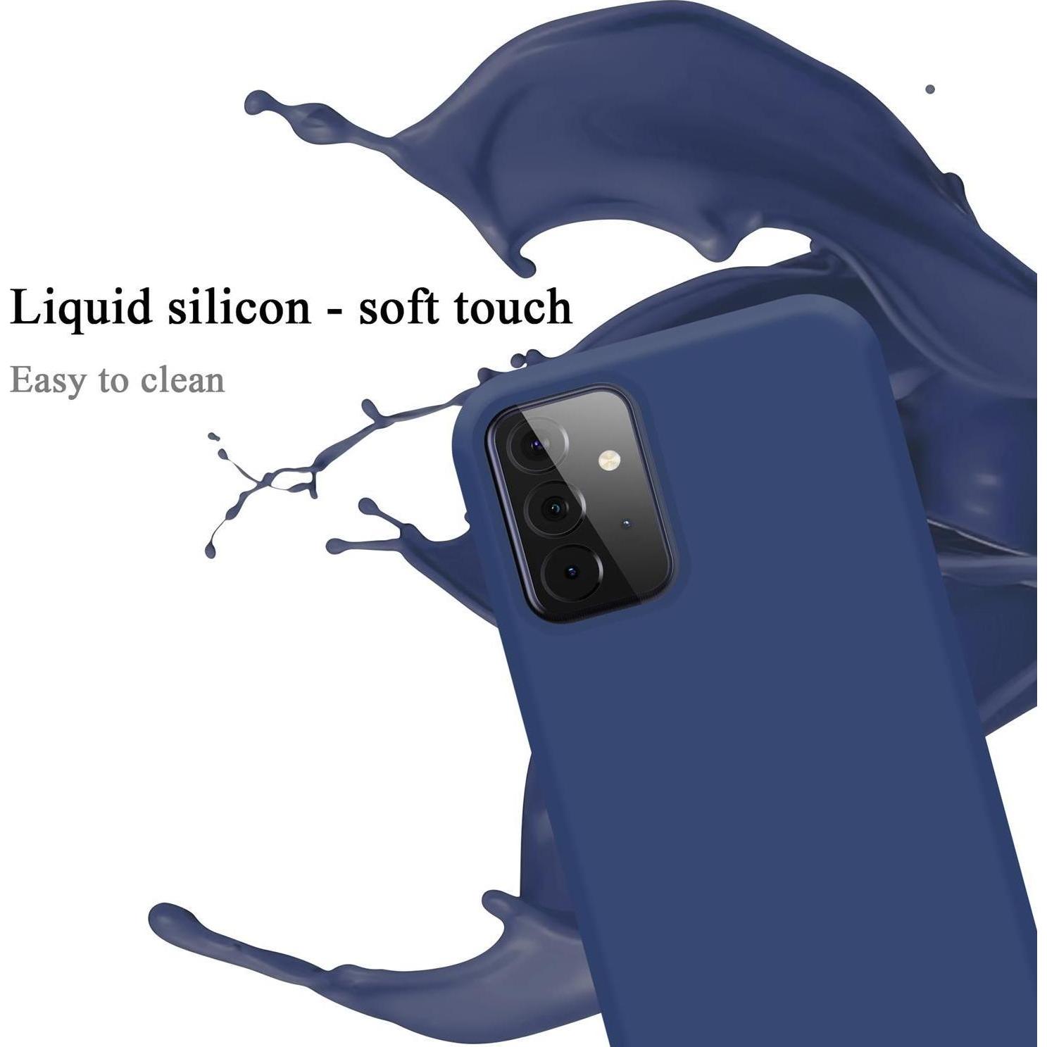 Thumbnail - Cadorabo TPU Liquid Silicone Case Cover (Samsung Galaxy A72), Smartphone Hülle, Blau