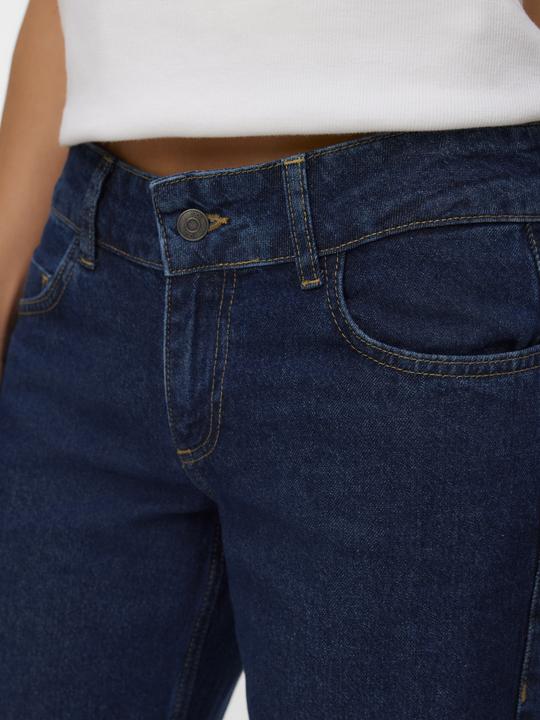 Actual product image Vero Moda SNRANCY Niedrige Taille Weiter Beinschnitt Jeans Weit geschnitten (W27/L30)
