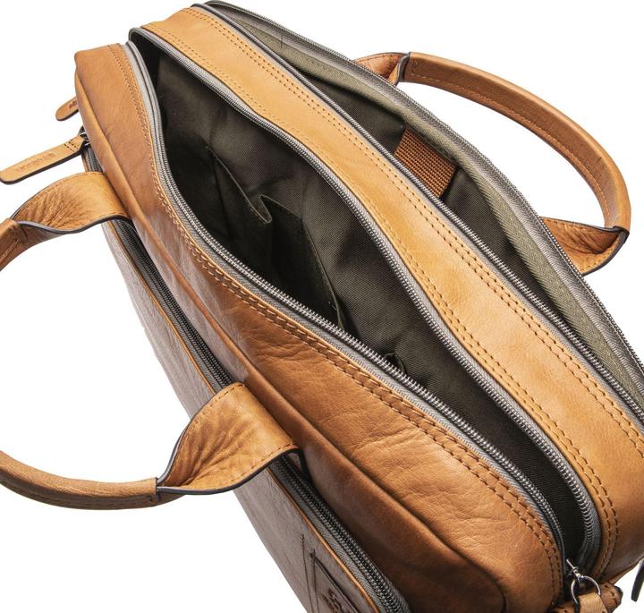 Immagine prodotto Strellson Cartella Hyde Park in pelle con scomparto per laptop da 39 cm