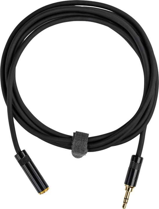 Productafbeelding Fuj Tek 3.5 mm TRS Male to Female Extension Cable, 3 m, black (3 m, AUX-kabel)