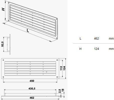 Produktbild Haushalt GRILLES MV 450