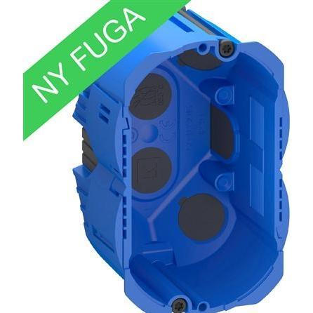 LK, Scatola di derivazione, FUGA Air forfradåse 1,5 modul, blå.