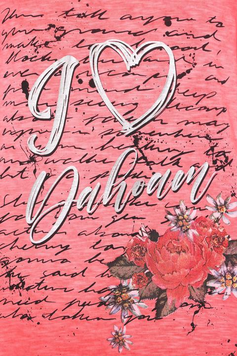 Produktbild Ulla Popken T-Shirt, Trachtenmotiv, Classic, V-Ausschnitt, Halbarm (54)