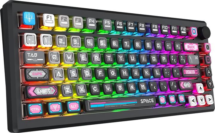 Actual product image Redragon K732MC-RGB-PRO Uranus Pro 82 (US, Wireless, Cable)