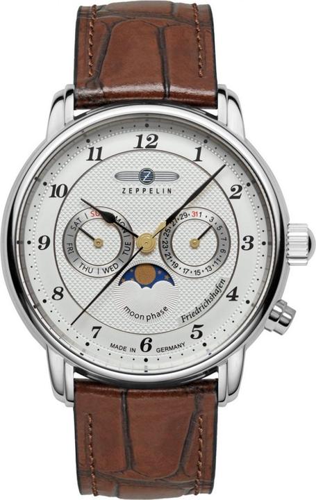 Produktbild Zeppelin Friedrichshafen (Mondphasenuhr, Analoguhr, 40 mm)