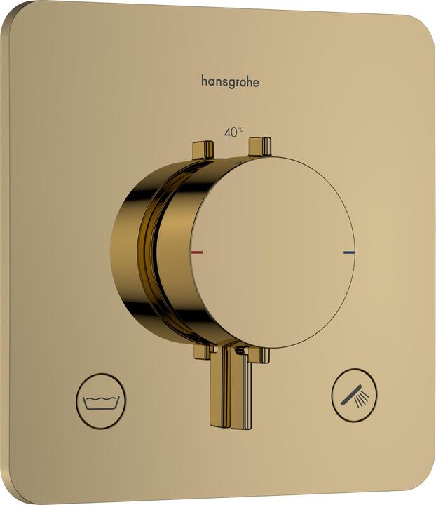 hansgrohe Thermostat de douche avec sécurité enfant, réglage température et débit