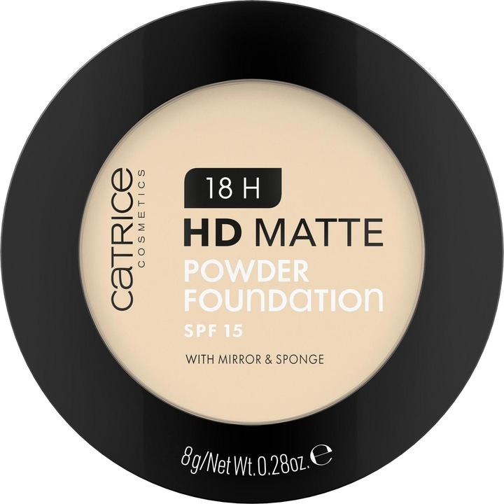 Actual product image Catrice 18H HD Matte Powder Foundation (005N)