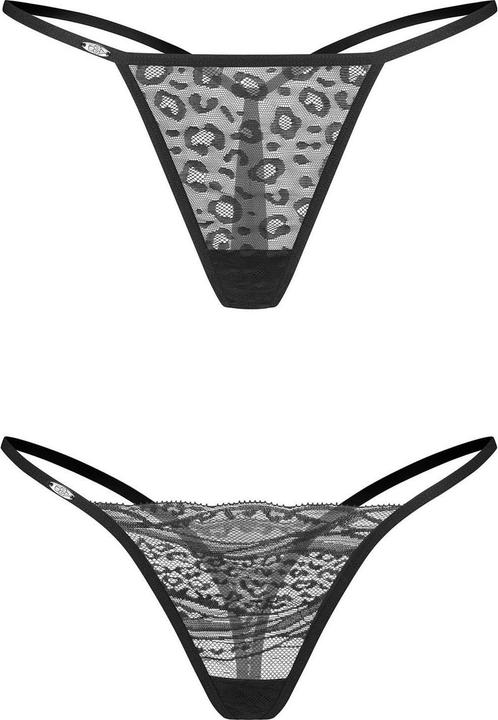 Productafbeelding Obsessive Clara 2er-Pack Tangas 2XL/3XL (XXL, 3XL)